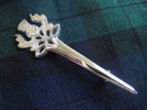 Celtic Thistle Kilt Pin