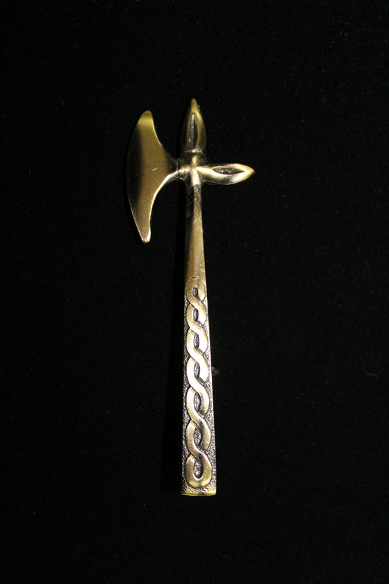 Battle Axe Kilt Pin (Antique Brass Finish)