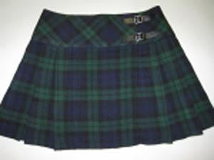 Black Watch Billie Skirt - Mini