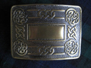Celtic Knot Belt Buckle (Antique Brass Finish)