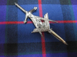 Masonic Kilt Pin (Antique Nickel Finish)